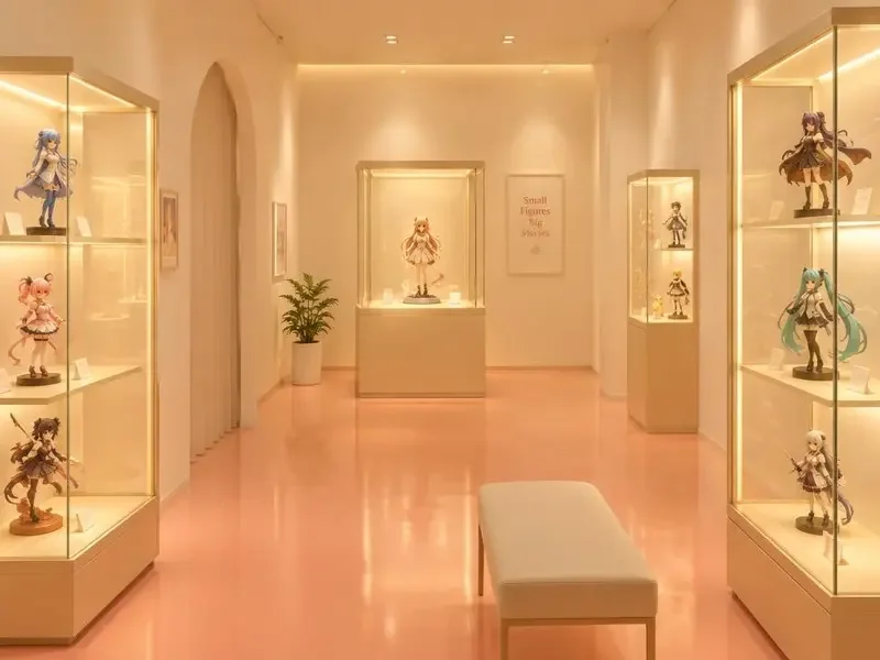 广州镂空花边 · 手办陈列馆实景图